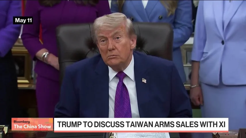 US President Donald Trump speaks in the The White House in Washington on May 11.