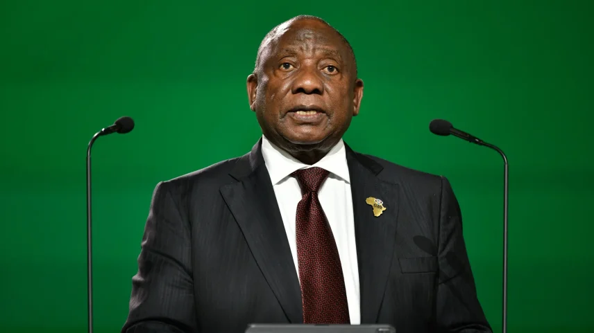 South African President Cyril Ramaphosa