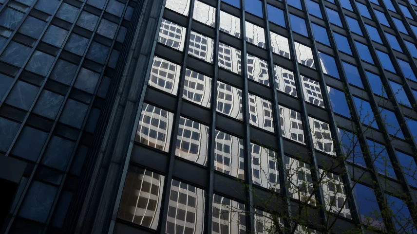 The Seagram Building, which houses Blue Owl offices, in New York.