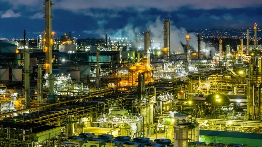 A Chevron refinery in El Segundo, California.