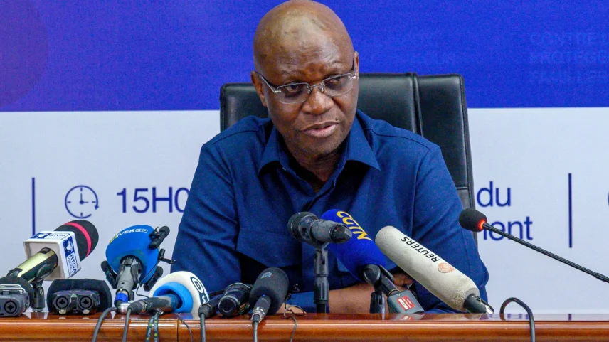 Congo’s health minister Roger Kamba in 2024.