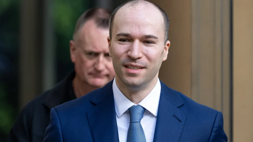 Greg Brockman, president and co-founder of OpenAI Inc., arrives at federal court in Oakland, California, on May 4..