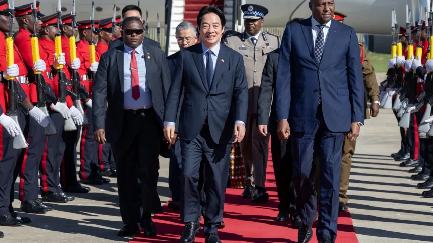 Taiwan President Lai Ching-te in Eswatini last month.