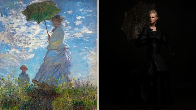 A revista como museu: os editoriais da Vogue inspirados em obras de arte — Foto: Reprodução