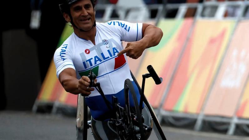Alex Zanardi durante Jogos Paralímpicos Rio 2016