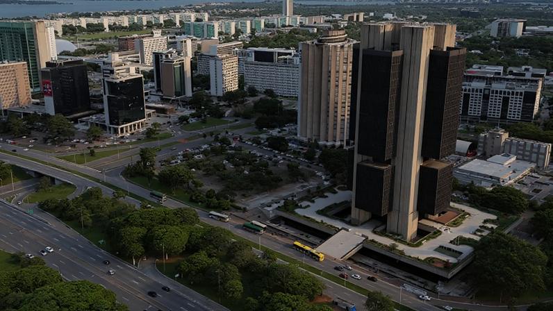 Imagem de drone da sede do Banco Central em Brasília, 26 de dezembro de 2024. REUTERS/Ueslei Marcelino