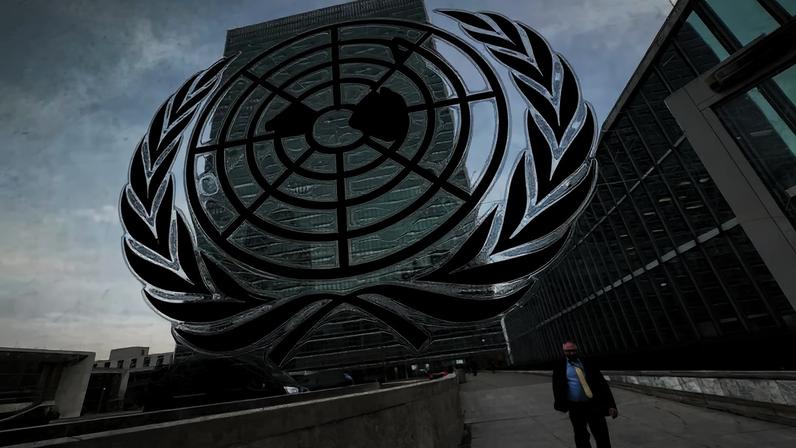 Logo da ONU do lado de fora da sede em Nova York — Foto: Carlo Allegri/Reuters