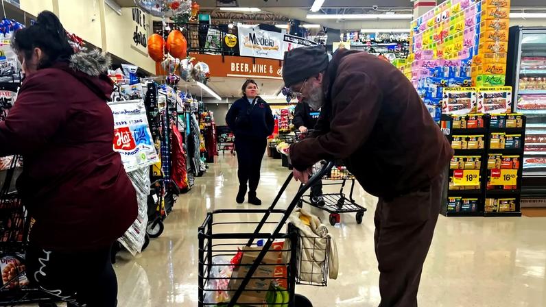 Supermercado em Chicago, nos EUA (Foto: REUTERS/Jim Vondruska)