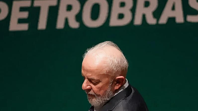 Rio de Janeiro (RJ) 19/06/2024 – O presidente da República, Luiz Inácio Lula da Silva, na cerimônia de posse da presidente da Petrobras, Magda Chambriard, no Cenpes. Foto: Fernando Frazão/Agência Brasil