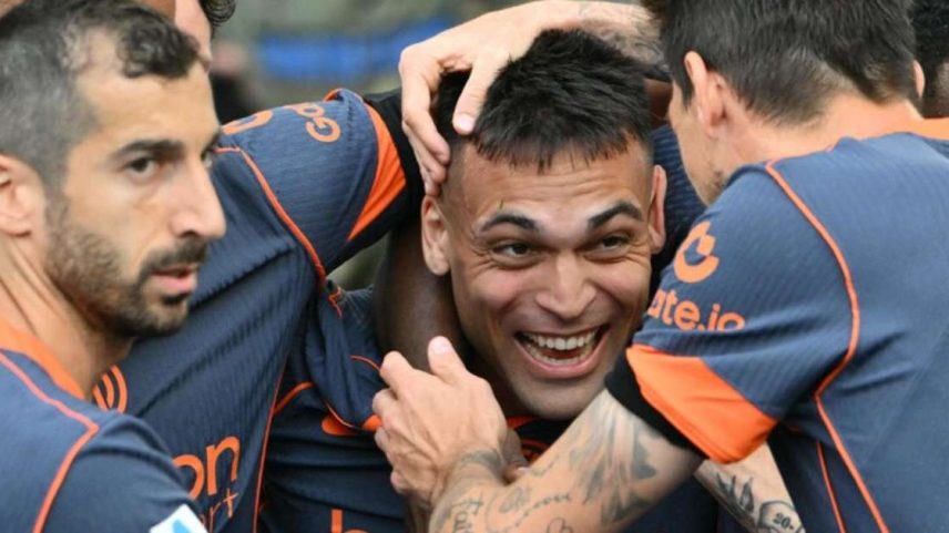 Artilheiro e capitão Lautaro Martínez marcou o primeiro gol da Inter na partida