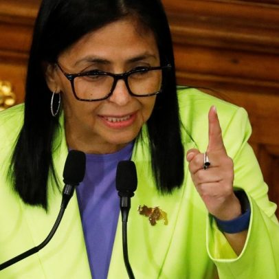 Delcy Rodríguez chega aos Países Baixos para defender a questão de Essequibo na CIJ
