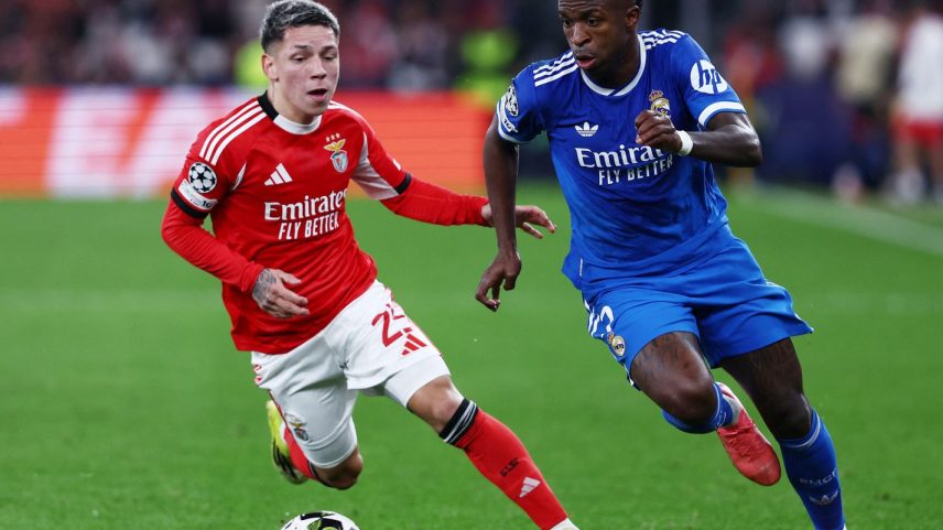Vinícius Jr., Real Madrid, Gianluca Prestianni, benfica, liga dos campeões