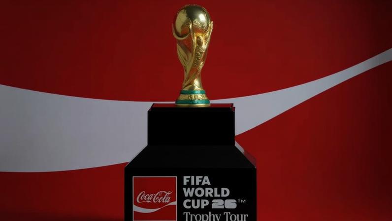 Troféu da Copa do Mundo 2026 — Foto: Luis Cortes/Reuters