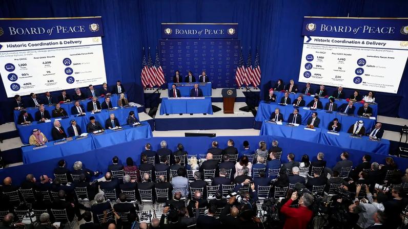 Reunião do Conselho da Paz em Washington 19/2/2026 REUTERS/Kevin Lamarque