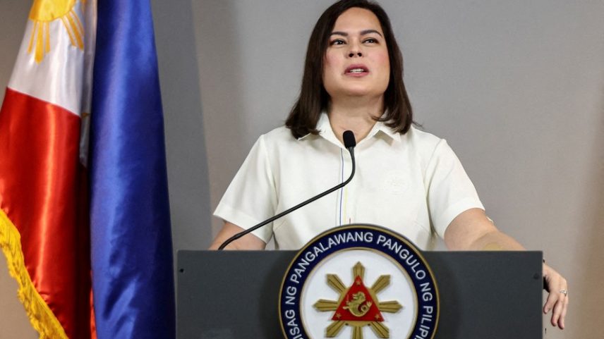 A vice-presidente das Filipinas, Sara Duterte — Foto: REUTERS/Eloisa Lopez/Foto de Arquivo
