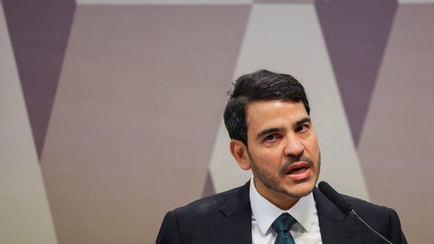 Advogado-geral da União, Jorge Messias, em sabatina na CCJ do Senado