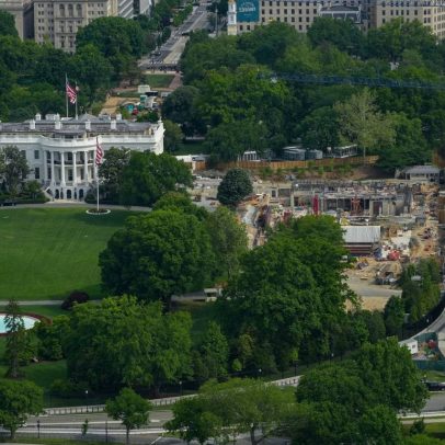 Republicanos preveem US$ 1 bi para segurança na Casa Branca e salão de Trump
