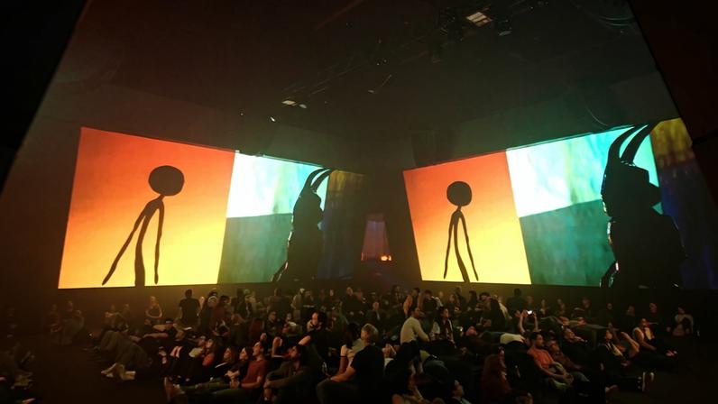 Radiohead’s *Motion Picture House KID A MNESIA* at the Brooklyn Navy Yard.