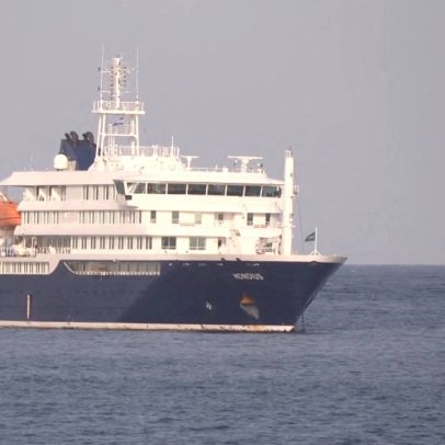 OMS retira 3 passageiros com hantavírus de cruzeiro; navio segue para Espanha