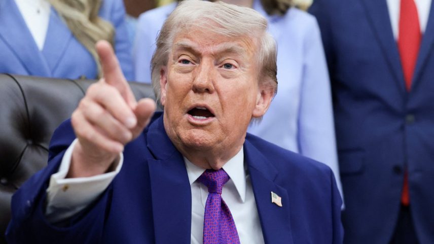 Presidente dos EUA, Donald Trump, durante evento na Casa Branca em 11 de maio de 2026. — Foto: REUTERS/Evelyn Hockstein