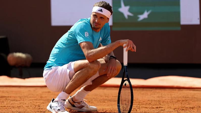 Alexander Zverev no Italian Open — Foto: REUTERS/Ciro De Luca
