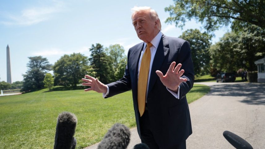 O presidente dos Estados Unidos, Donald Trump, em 12 de maio de 2026 — Foto: REUTERS/Evelyn Hockstein