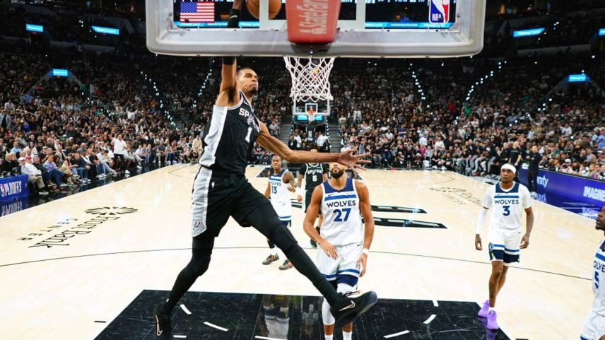 Victor Wembanyama had 27 points with 17 rebounds, five assists and three blocks to lead the San Antonio Spurs to a Game 5 win.