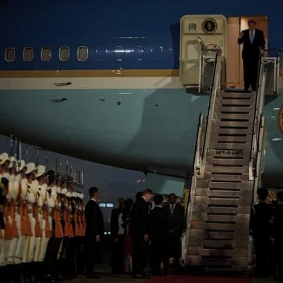 Trump chega à China para encontro com Xi Jinping e agenda revelada