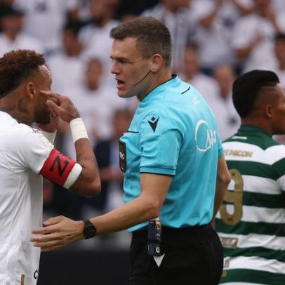 Santos recorre ao STJD para anular jogo contra o Coritiba por erro com Neymar