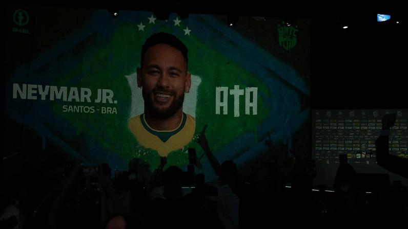 Soccer Football - FIFA World Cup 2026 - Brazil coach Carlo Ancelotti speaks to media ahead of the World Cup - Museu do Amanha, Rio de Janeiro, Brazil - May 18, 2026 Brazil coach Carlo Ancelotti names Santos' Neymar in his squad during the press conference REUTERS/Ricardo Moraes