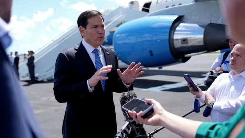 Marco Rubio na Flórida nesta quinta-feira (21/05)