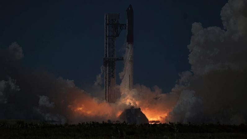 22 de maio de 2026 - Lançamento do foguete Starship, da SpaceX em 12o teste na Starbase, Texas, Estados Unidos. Foto: REUTERS/Steve Nesius