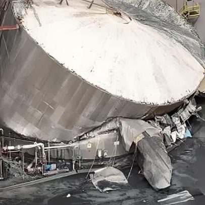 Tanque químico rompido em Washington continua instável, dizem autoridades