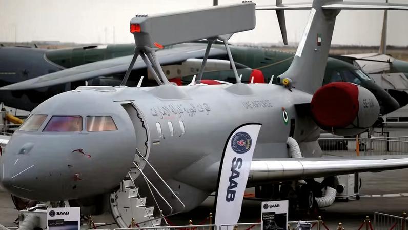 Avião GlobalEye da Saab é um jato executivo de longo alcance da Bombardier modificado para levar radar