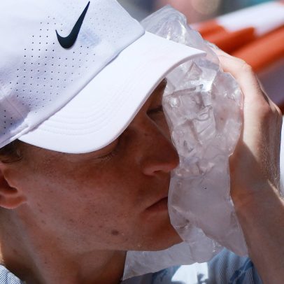 Sinner sofre desgaste pelo calor em Roland Garros e acende alerta climático