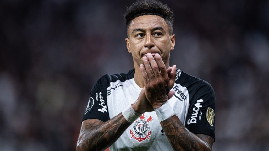 Lingard em Corinthians x Peñarol — Foto: Jhony Inácio/ge