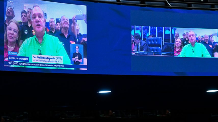 Senador Wellington Dias (PT-PI) em pronunciamento via videoconferência.