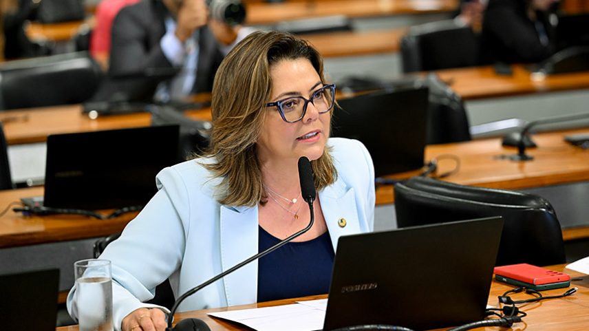 Em pronunciamento, à bancada, relatora do PL 4.662/2025, senadora Leila Barros (PDT-DF).