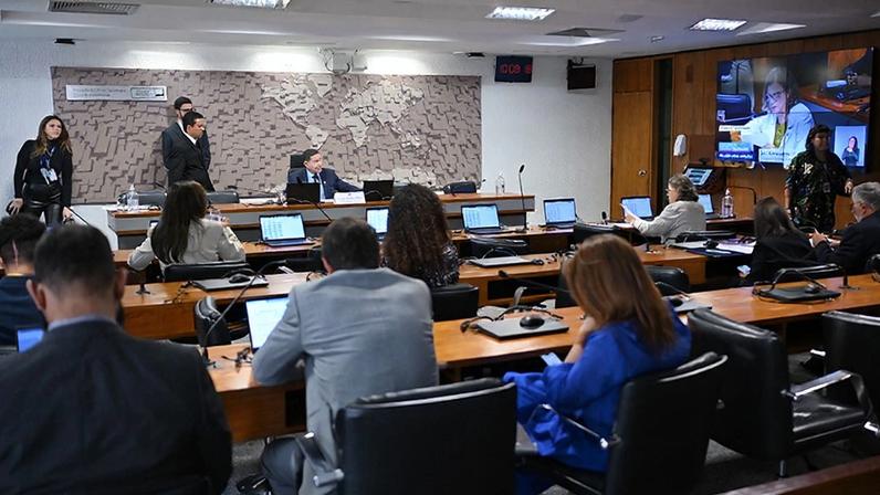 Mesa: vice-presidente da CCT, senador Hamilton Mourão (Republicanos-RS).