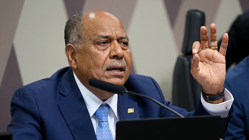 Mesa: indicado para o cargo de corregedor nacional de Justiça no Conselho Nacional de Justiça (CNJ), ministro Benedito Gonçalves - em pronunciamento.