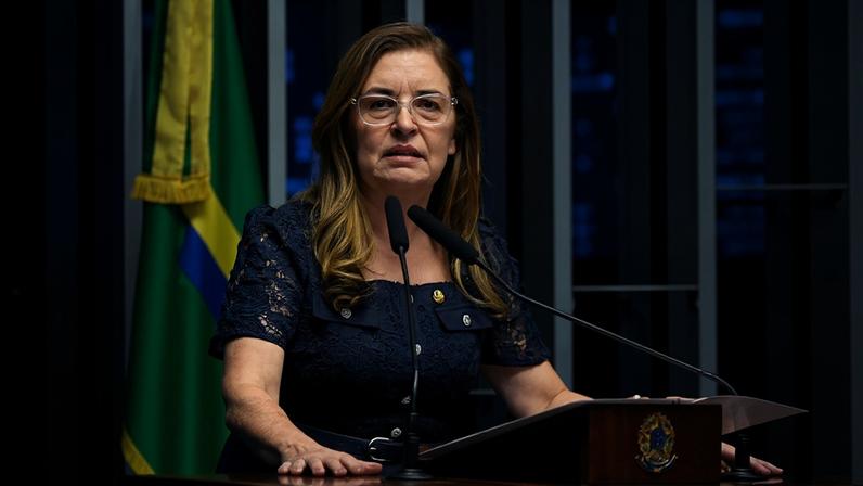 Senadora Dra. Eudócia (PSDB-AL) em discurso à tribuna.