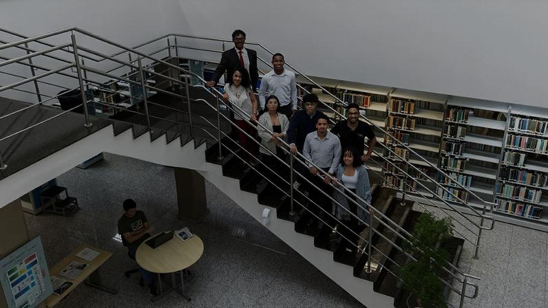 Alguns dos estudantes contemplados na primeira edição do projeto – Foto: Vinicius Stasolla/ Fundo Patrimonial da FEAUSP