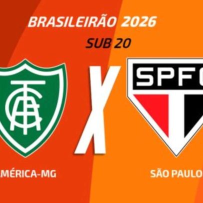 América-MG x São Paulo Sub-20: onde assistir, escalações e arbitragem