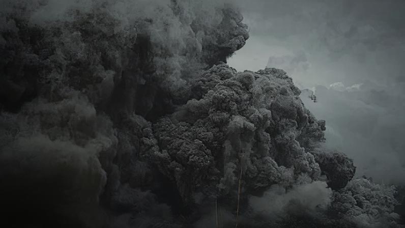 Eyewitness video shows large ash clouds billowing from the Mayon volcano on Luzon island in the Philippines