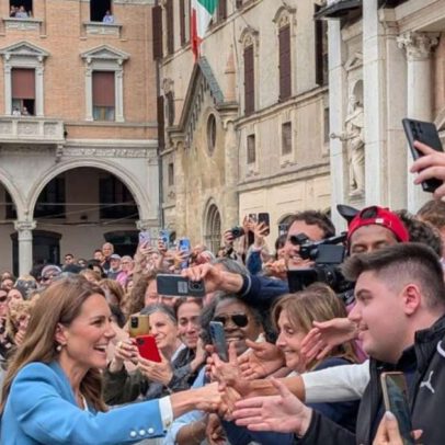 Kate recebe honra histórica em Reggio Emilia durante visita à Itália