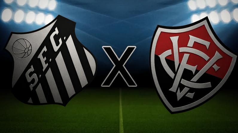 Santos x Vitória: onde assistir ao vivo ao jogo do Campeonato Brasileiro.