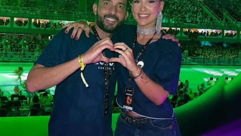 Virginia e o irmão.