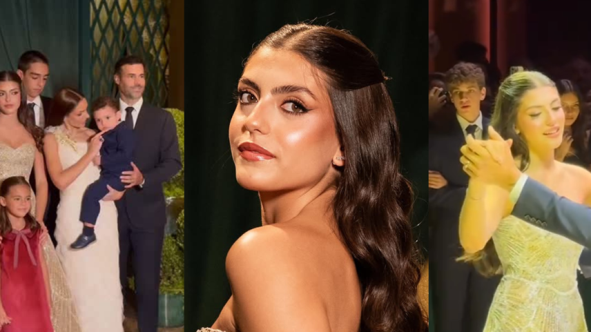 Vestido em tom champanhe, emoção na valsa com o pai e até show de Luan Santana: luxo marca festa de 15 anos de Isabella, filha de Kaká e Carol Celico. Fotos e vídeos!.