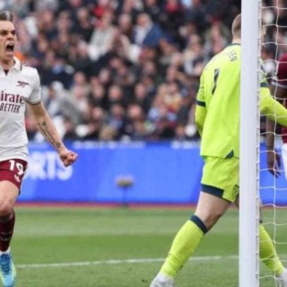 Arsenal vence West Ham e fica perto do título da Premier League