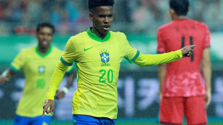 Rodrygo volta a marcar pela Seleção Brasileira